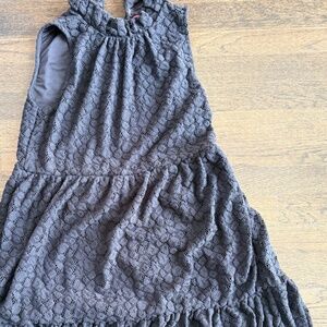 lilly pulitzer cornelia mini swing dress- black leopard knit lace- XS